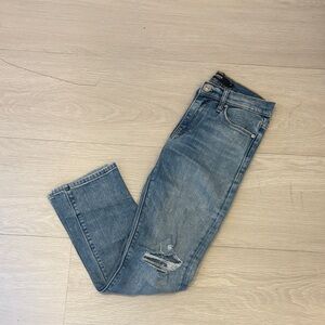 Hudson Jeans Women Light Blue Skinny Jeans